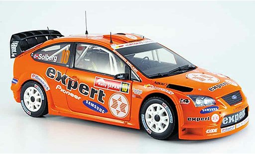 Ford Focus RS WRC 1/18 Sun Star solberg rallye japan modellautos