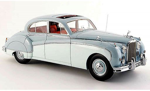 Jaguar MK 9 1/18 Neo blau creme weiss 1960 modellautos
