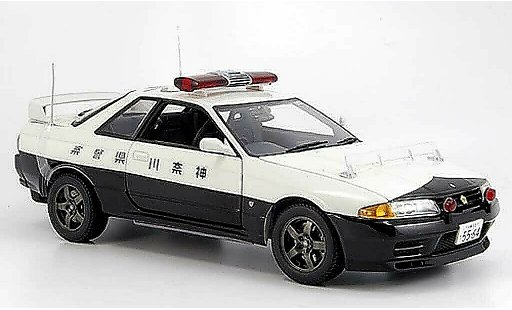 Nissan Skyline R32 1/18 Kyosho gt-r no.502 polizei modellautos