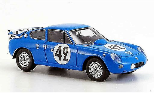 Simca 1300 Abarth 1/43 Spark no.42 rot 24h le mans 1962 modellautos