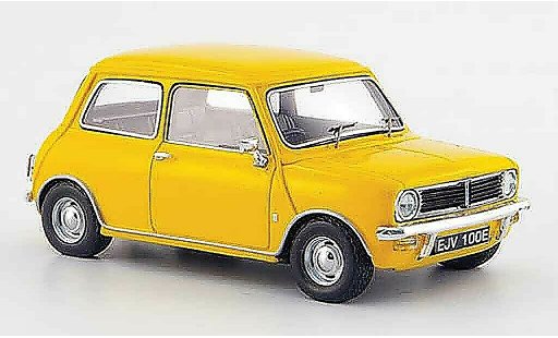 Austin Mini berline 1/43 Spark gelb 1969 modellautos