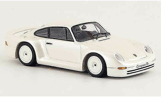 Porsche 959 Base 1/43 Spark Gruppe B weiss modellautos