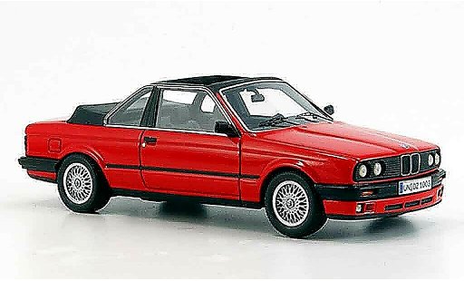 Bmw 325 Cabriolet 1/43 Neo E30 i (E 30) Baur Cabrio rot 1986 modellautos