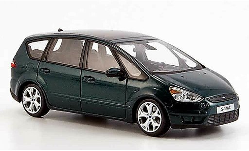 Ford S Max Berline 1/43 Minichamps gr&Atilde;&frac14;n 2006 modellautos