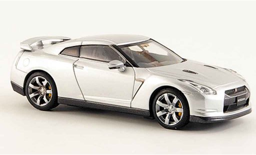 Nissan Skyline R35 1/43 Kyosho GTR grau metallisee 2008 modellautos
