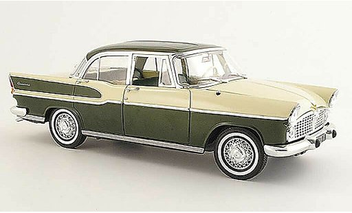 Simca Chambord Base 1/18 Norev gr&Atilde;&frac14;n beige 1958 modellautos