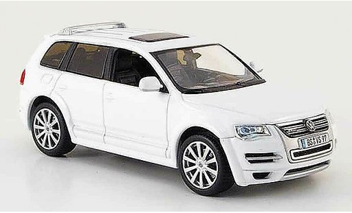 Volkswagen Touareg R50 1/43 Norev weiss 2008 modellautos