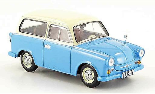 Trabant P50 Kombi 1/43 IST Models P 50 blau beige 1959 modellautos