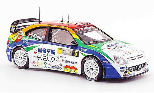 Citroen Xsara WRC 2007 1/43 IXO no.5 stohl minor rallye deutschland modellautos