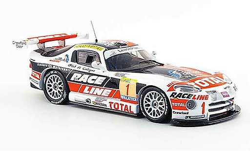 Dodge Viper GTS R 1/43 IXO No.1 Sieger 24 Std. Rennen SPA 2002 modellautos