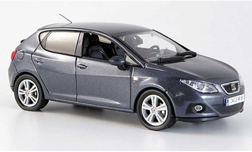 Seat Ibiza SC 1/43 J Collection schwarz-grau 5-portes 2008 modellautos
