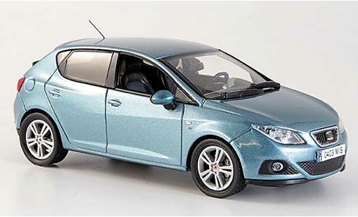 Seat Ibiza Base 1/43 J Collection blau 5-portes 2008 modellautos