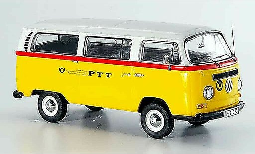 Volkswagen Combi A 1/43 Schuco t2a bus ptt reisepost modellautos