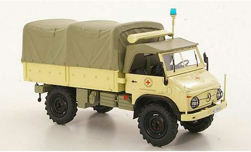 Mercedes Unimog 401-404 1/43 Schuco 404 S rotes Kreuz Pritsche/Plane modellautos