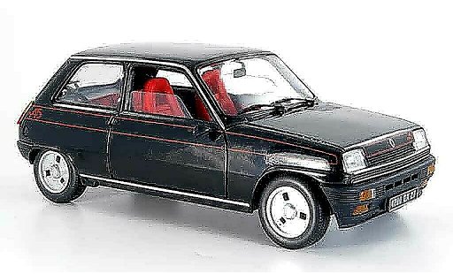 Renault 5 Alpine 1/18 Solido schwarz 1977 modellautos