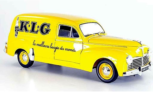 Peugeot 203 Fourgonette 1/18 Solido Fourgonette kombi klg gelb 1954 modellautos