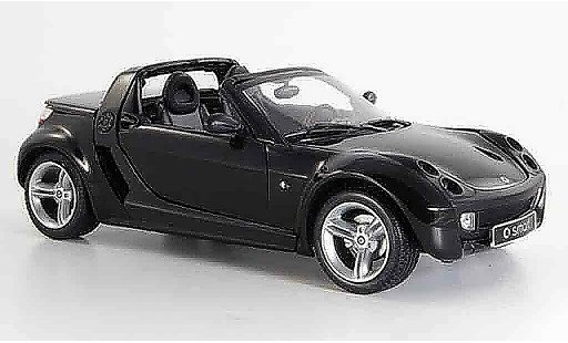 Smart Roadster Base 1/18 Kyosho schwarz 2003 modellautos