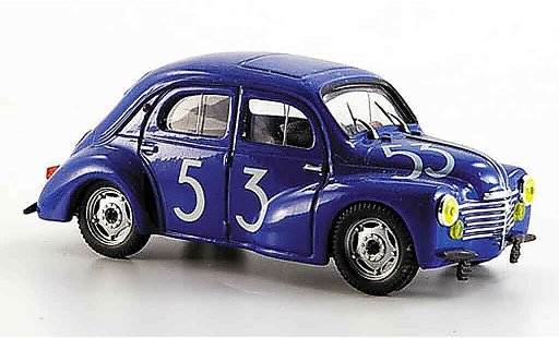 Renault 4CV Racing 1/43 Eligor bol dor no. 53 1952 modellautos