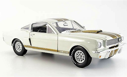 Shelby GT 350 1966 1/18 Shelby Collectibles weiss or modellautos