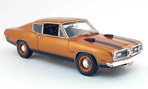 Plymouth Barracuda 1969 1/18 Highway 61 440 bronze modellautos