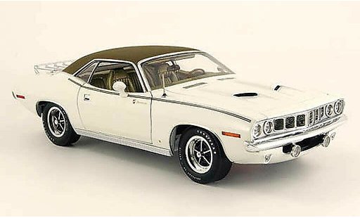Plymouth Gran Barracuda 1971 1/18 Highway 61 weiss/noir modellautos