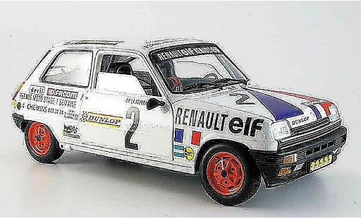 Renault 5 Alpine 1/18 Solido no.2 lajournade 1977 modellautos
