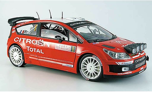 Citroen C4 WRC 2007 1/18 Solido No.1 Loeb/Elena Rallye Monte Carlo modellautos