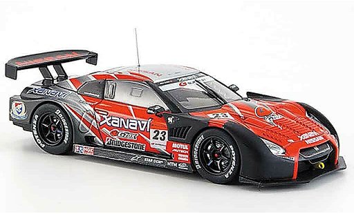 Nissan Skyline R35 1/43 Ebbro JGTC GT R Xanavi Nismo No.23 Testcar Fuji Super GT 2008 modellautos