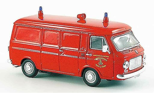 Fiat 238 Van 1/43 Rio Kasten Vigili del fuoco pompier Italien 1976 modellautos