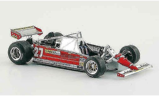 Ferrari 126 CK 1/43 Brumm turbo no.27 g.villeneuve gp monaco modellautos