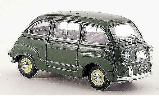Fiat 600 Multipla 1/43 Brumm D Polizia Stradale police 1960 modellautos
