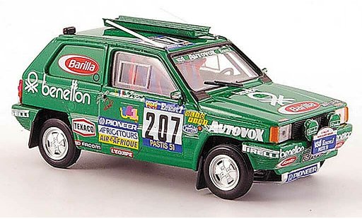 Fiat Panda 4x4 1/43 Brumm No.207 Rally Paris-Dakar 1984 De Labriffe/Devoyon modellautos