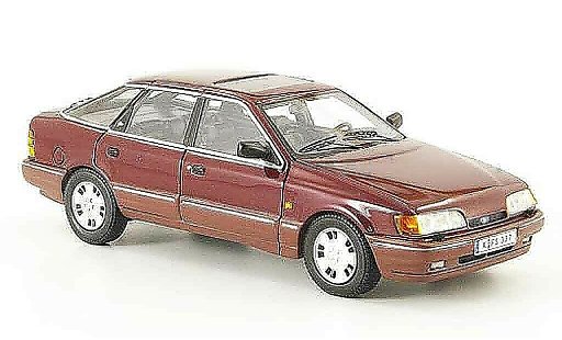 Ford Scorpio MK1 1/43 Neo rot 1986 modellautos