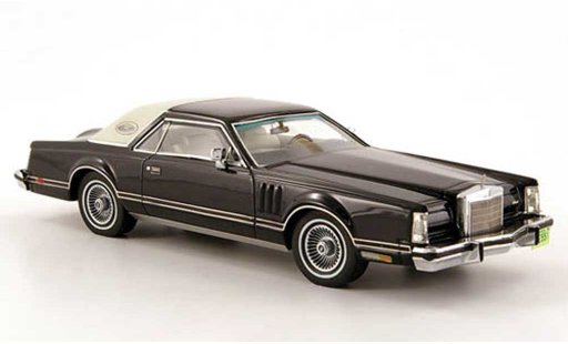 Lincoln Continental 1978 1/43 Neo Mark V schwarz/weiss Coupe modellautos