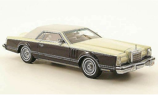 Lincoln Continental 1979 1/43 Neo Mark V blau/creme/weiss modellautos