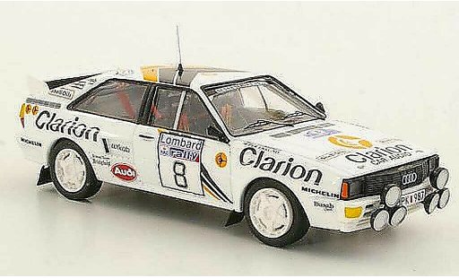 Audi Quattro rallye 1/43 Trofeu No.8 Clarion Rally gro&Atilde;�britannien 1985 modellautos