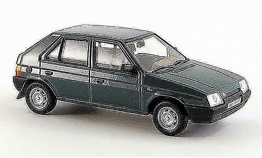 Skoda Favorit 136L 1/43 Abrex 136 l petrol grau 1987 modellautos