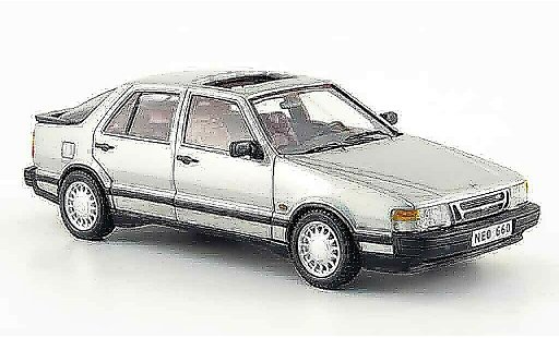 Saab 9000 Turbo 1/43 Neo grau 1988 modellautos