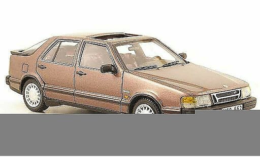 Saab 9000 Turbo 1/43 Neo brun 1988 modellautos