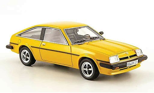 Opel Manta B B 1/43 Neo cc sr gelb 1980 modellautos