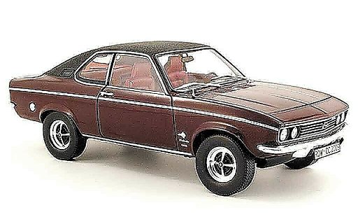 Opel Manta A 1/18 Norev berlinetta rot/schwarz modellautos
