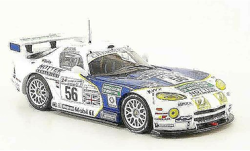 Dodge Viper GTS R 1/43 IXO No.56 Team Chamberlain 24h Le Mans 1999 modellautos