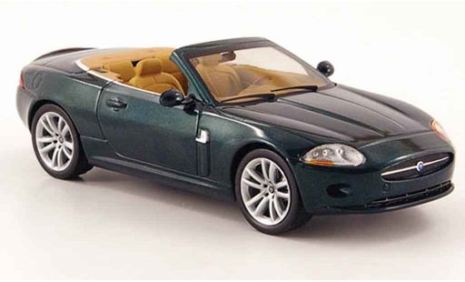 Jaguar XK Cabriolet 1/43 IXO Cabrio gr&Atilde;&frac14;n 2005 modellautos