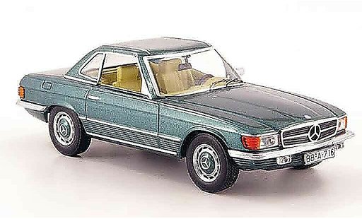 Mercedes 350 Base 1/43 IXO (R107) Hard Top gr&Atilde;&frac14;n 1972 modellautos