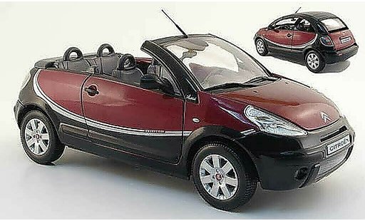 Citroen C3 Charleston 1/18 Norev pluriel rot/schwarz 2008 modellautos