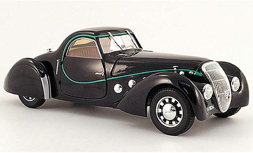 Peugeot 302 coupe 1/18 Norev Darl'Mat schwarz 1937 modellautos