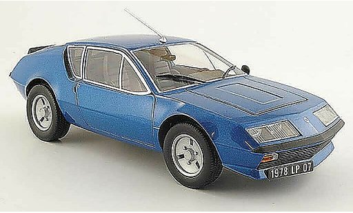 Alpine A310 v6 1/18 Maisto blau 1978 modellautos