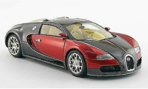 Bugatti Veyron coupe 1/43 Look Smart 16.4 anthrazit rot 2008 modellautos