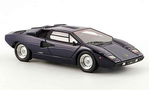Lamborghini Countach LP 400 1/43 Look Smart blau 1978 modellautos