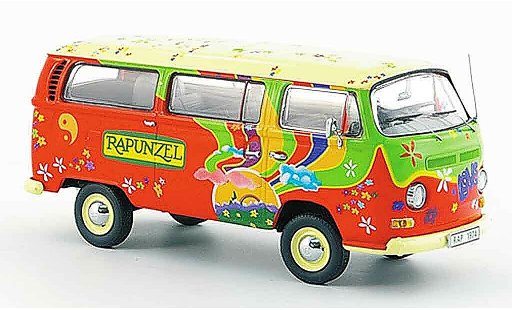 Volkswagen Combi Base 1/43 Schuco t2 a rapunzel fensterbus modellautos